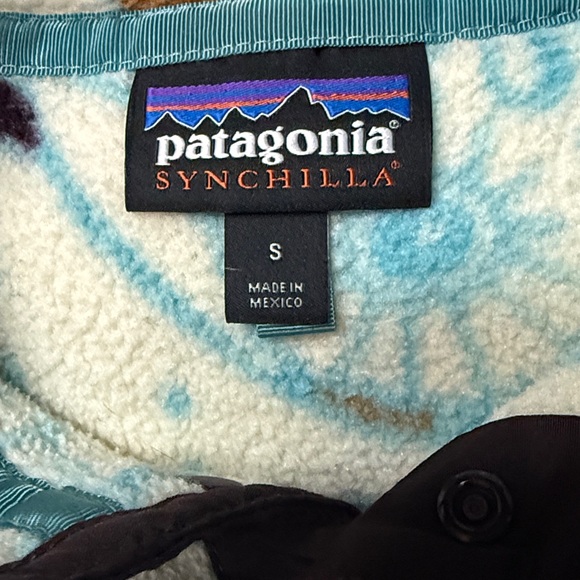 Patagonia Vintage Rare Owl Patterned Fleece Pullover - Picture 8 of 13